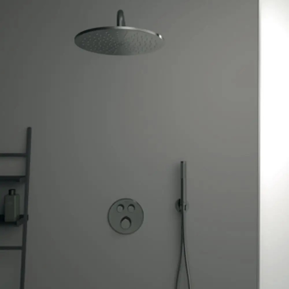 IS-Wandanschluss-Idealrain-400mm-Magnetic-Grey-B9445A5 gallery number 13